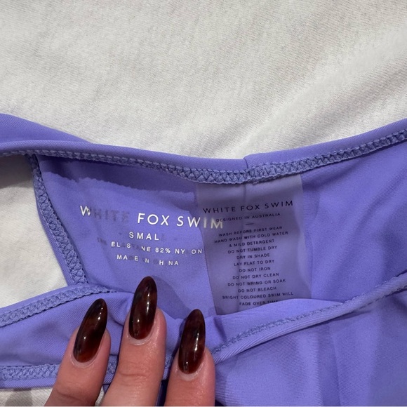 White Fox Boutique Purple Bikini Set - Picture 3 of 3